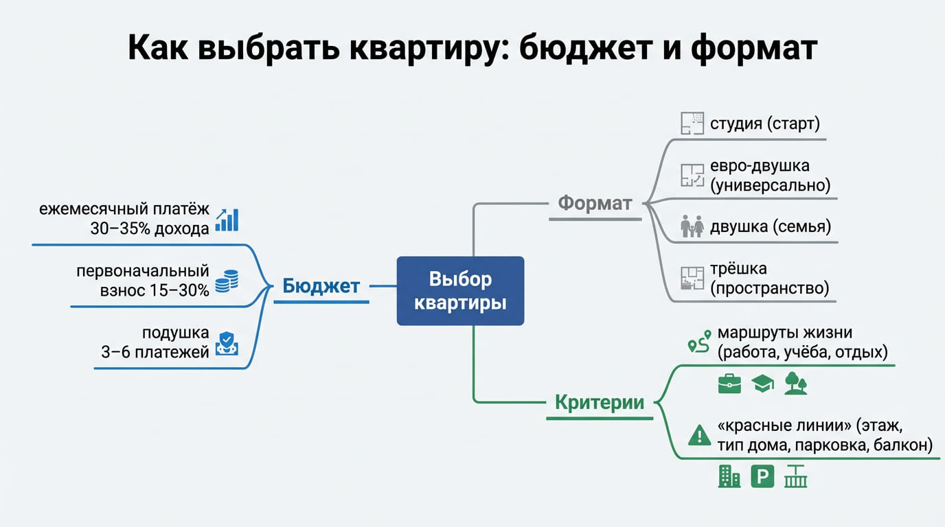 Как выбрать квартиру: бюджет и формат